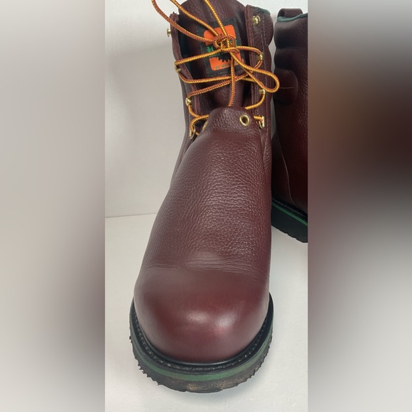 Vintage Wolverine Hy-Test Metatarsal Guard Boots 12 D Steel Toe USA Made - Picture 4 of 15